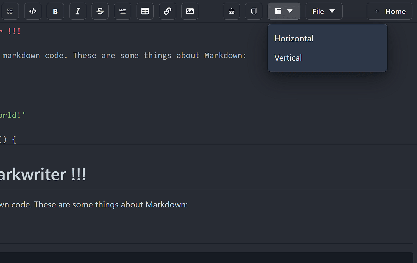 Markdown Editor